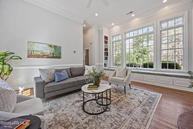 This gorgeous golf front home sits on two lots in a peaceful on Pinewild Country Club of Pinehurst in North Carolina - for sale on GolfHomes.com, golf home, golf lot