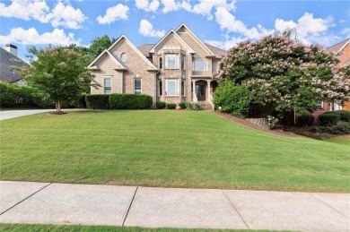 Exquisite Executive Brick Home with Backyard Oasis in Apalachee on Trophy Club of Apalachee in Georgia - for sale on GolfHomes.com, golf home, golf lot