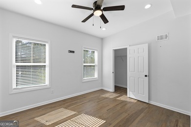 Welcome to this stunning contemporary home in sought-after East on East Lake Golf Club in Georgia - for sale on GolfHomes.com, golf home, golf lot