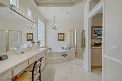Stunning Sun City Summerlin home on a premium golf course lot on Highland Falls Golf Club in Nevada - for sale on GolfHomes.com, golf home, golf lot