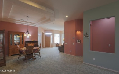 Popular Portland model home on the Fourth Hole of the Highlands on Heritage Highlands At Dove Mountain in Arizona - for sale on GolfHomes.com, golf home, golf lot