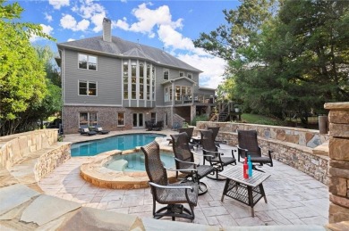 Exquisite Executive Brick Home with Backyard Oasis in Apalachee on Trophy Club of Apalachee in Georgia - for sale on GolfHomes.com, golf home, golf lot