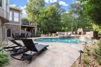 Exquisite Executive Brick Home with Backyard Oasis in Apalachee on Trophy Club of Apalachee in Georgia - for sale on GolfHomes.com, golf home, golf lot