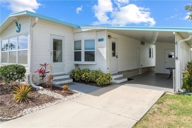 Welcome home to this 2 bed 1.5 bath beauty. Upgrades include on Barefoot Bay Golf Course in Florida - for sale on GolfHomes.com, golf home, golf lot