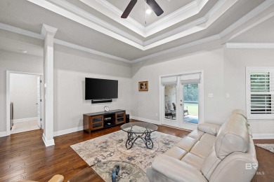 Stunning ranch style home in Craft Farms North offers coastal on Craft Farms - Cypress Bend in Alabama - for sale on GolfHomes.com, golf home, golf lot