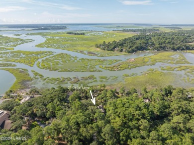 Don't miss this stunning custom-built waterfront home on Cedar on Moss Creek Golf Club in South Carolina - for sale on GolfHomes.com, golf home, golf lot