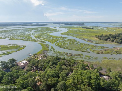 Don't miss this stunning custom-built waterfront home on Cedar on Moss Creek Golf Club in South Carolina - for sale on GolfHomes.com, golf home, golf lot