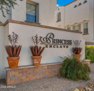 This stunning Princess townhome is just a golf cart ride, bike on TPC of Scottsdale  in Arizona - for sale on GolfHomes.com, golf home, golf lot