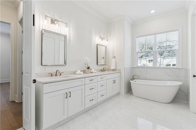 This thoughtfully designed home offers the ease of one-level on Oak Grove Island Golf and Country Club in Georgia - for sale on GolfHomes.com, golf home, golf lot