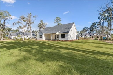 This thoughtfully designed home offers the ease of one-level on Oak Grove Island Golf and Country Club in Georgia - for sale on GolfHomes.com, golf home, golf lot