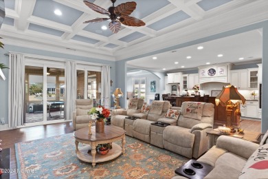 Step into luxury coastal living at its finest in this on Compass Pointe Golf Course in North Carolina - for sale on GolfHomes.com, golf home, golf lot