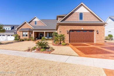 Step into luxury coastal living at its finest in this on Compass Pointe Golf Course in North Carolina - for sale on GolfHomes.com, golf home, golf lot