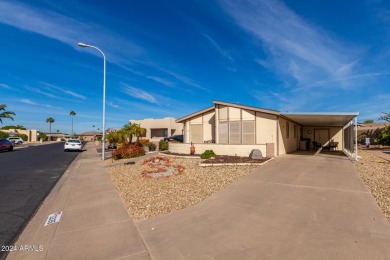 Own a manufactured home in Apache Wells! This charming property on Apache Wells Country Club in Arizona - for sale on GolfHomes.com, golf home, golf lot