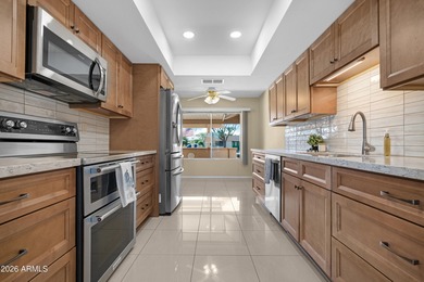 Welcome to easy living in the heart of Sun City. Step inside to on PalmBrook Country Club in Arizona - for sale on GolfHomes.com, golf home, golf lot