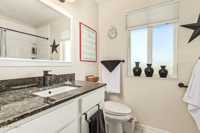 Beautifully upd Golf Course home! New garage door & flagstone on Sun City Lakes West and East in Arizona - for sale on GolfHomes.com, golf home, golf lot