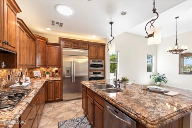 Savor Arizona resort living in this exquisite Saddlebrooke Ranch on Saddlebrooke Ranch Golf Club in Arizona - for sale on GolfHomes.com, golf home, golf lot