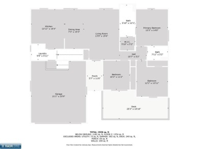 This well-maintained 4-bedroom, 3-bath home, built in 2013 on Virginia Golf Course in Minnesota - for sale on GolfHomes.com, golf home, golf lot