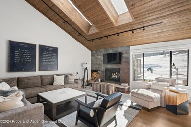 This beautifully remodeled three-bedroom townhome, plus a loft on The Snowmass Club in Colorado - for sale on GolfHomes.com, golf home, golf lot