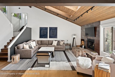 This beautifully remodeled three-bedroom townhome, plus a loft on The Snowmass Club in Colorado - for sale on GolfHomes.com, golf home, golf lot