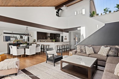 This beautifully remodeled three-bedroom townhome, plus a loft on The Snowmass Club in Colorado - for sale on GolfHomes.com, golf home, golf lot