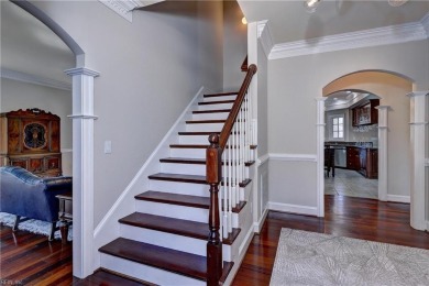 Nestled on a secluded peninsula in the prestigious Ford's Colony on Fords Colony Country Club in Virginia - for sale on GolfHomes.com, golf home, golf lot