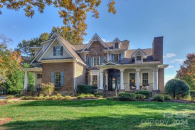 Immaculate custom home, located in The Point, features stunning on Trump National Golf Club Charlotte in North Carolina - for sale on GolfHomes.com, golf home, golf lot