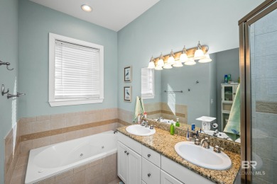 Experience refined coastal living in this beautiful two-story on Kiva Dunes Golf Club in Alabama - for sale on GolfHomes.com, golf home, golf lot