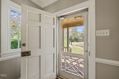 You will love this beautiful traditional home, perfectly perched on Hope Valley Country Club in North Carolina - for sale on GolfHomes.com, golf home, golf lot