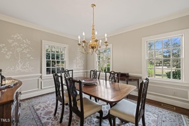You will love this beautiful traditional home, perfectly perched on Hope Valley Country Club in North Carolina - for sale on GolfHomes.com, golf home, golf lot