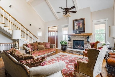 Welcome HOME to this elevated 6 bedroom, 4.5 bathroom chalet in on Coweta Club in Georgia - for sale on GolfHomes.com, golf home, golf lot