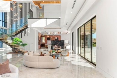 Breathtaking desert modern in guard-gated Seven Hills on Rio Secco Golf Club in Nevada - for sale on GolfHomes.com, golf home, golf lot