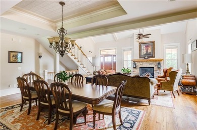 Welcome HOME to this elevated 6 bedroom, 4.5 bathroom chalet in on Coweta Club in Georgia - for sale on GolfHomes.com, golf home, golf lot