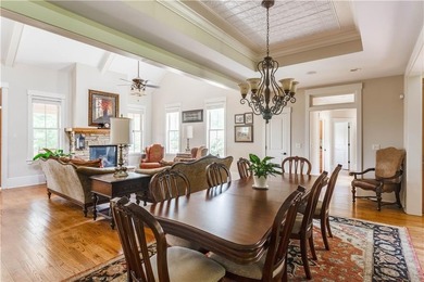 Welcome HOME to this elevated 6 bedroom, 4.5 bathroom chalet in on Coweta Club in Georgia - for sale on GolfHomes.com, golf home, golf lot