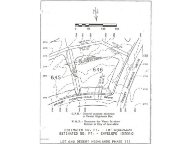 The only lot in Desert Highlands on the market currently! on Desert Highlands Golf Club in Arizona - for sale on GolfHomes.com, golf home, golf lot