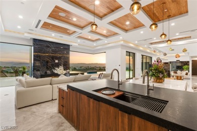 Breathtaking desert modern in guard-gated Seven Hills on Rio Secco Golf Club in Nevada - for sale on GolfHomes.com, golf home, golf lot