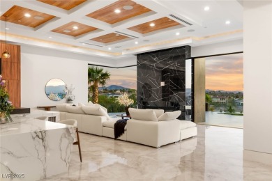 Breathtaking desert modern in guard-gated Seven Hills on Rio Secco Golf Club in Nevada - for sale on GolfHomes.com, golf home, golf lot