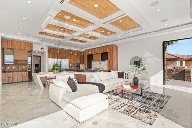 Breathtaking desert modern in guard-gated Seven Hills on Rio Secco Golf Club in Nevada - for sale on GolfHomes.com, golf home, golf lot