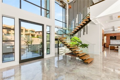 Breathtaking desert modern in guard-gated Seven Hills on Rio Secco Golf Club in Nevada - for sale on GolfHomes.com, golf home, golf lot