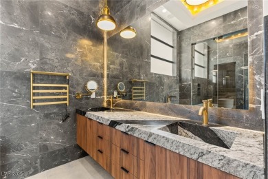 Breathtaking desert modern in guard-gated Seven Hills on Rio Secco Golf Club in Nevada - for sale on GolfHomes.com, golf home, golf lot
