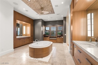 This 8,905 sq ft custom modern masterpiece in The Ridges offers on Bears Best Las Vegas Golf Club in Nevada - for sale on GolfHomes.com, golf home, golf lot