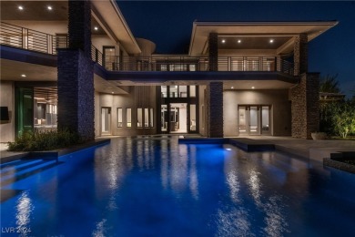 This 8,905 sq ft custom modern masterpiece in The Ridges offers on Bears Best Las Vegas Golf Club in Nevada - for sale on GolfHomes.com, golf home, golf lot