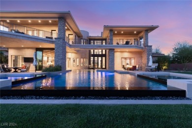 This 8,905 sq ft custom modern masterpiece in The Ridges offers on Bears Best Las Vegas Golf Club in Nevada - for sale on GolfHomes.com, golf home, golf lot