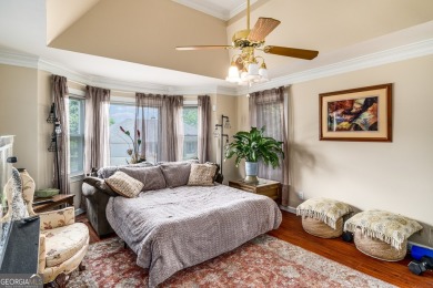 This beautiful ranch-styled home is nestled in the Exclusive on Southland Country Club in Georgia - for sale on GolfHomes.com, golf home, golf lot