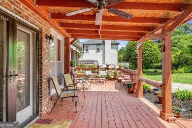 This beautiful ranch-styled home is nestled in the Exclusive on Southland Country Club in Georgia - for sale on GolfHomes.com, golf home, golf lot
