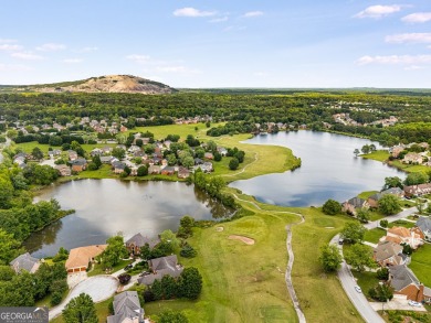 This beautiful ranch-styled home is nestled in the Exclusive on Southland Country Club in Georgia - for sale on GolfHomes.com, golf home, golf lot