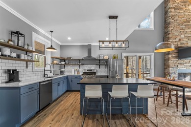 Mountain-Modern Craftsman Home in Linville Falls Mountain Club on Linville Falls Golf Club in North Carolina - for sale on GolfHomes.com, golf home, golf lot