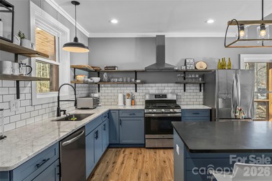 Mountain-Modern Craftsman Home in Linville Falls Mountain Club on Linville Falls Golf Club in North Carolina - for sale on GolfHomes.com, golf home, golf lot