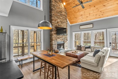 Mountain-Modern Craftsman Home in Linville Falls Mountain Club on Linville Falls Golf Club in North Carolina - for sale on GolfHomes.com, golf home, golf lot