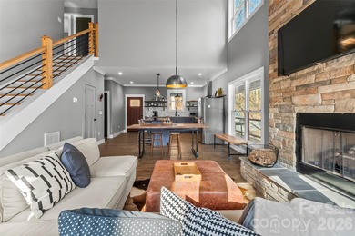 Mountain-Modern Craftsman Home in Linville Falls Mountain Club on Linville Falls Golf Club in North Carolina - for sale on GolfHomes.com, golf home, golf lot