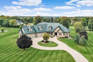 This stunning 7,851 sq/ft dream home exudes luxury on Tumbledown Trails Golf Course in Wisconsin - for sale on GolfHomes.com, golf home, golf lot